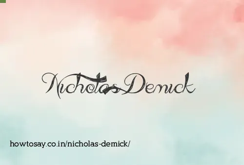 Nicholas Demick