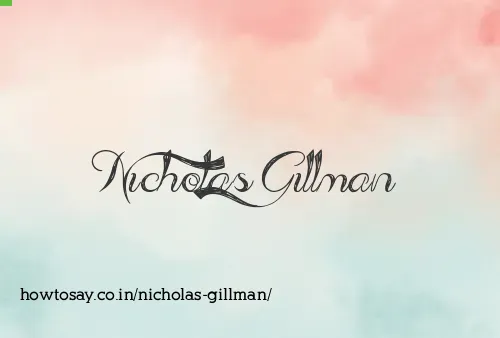 Nicholas Gillman