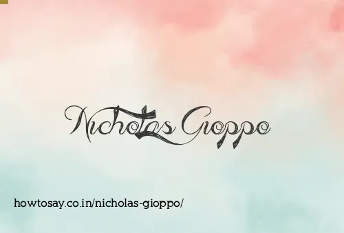 Nicholas Gioppo