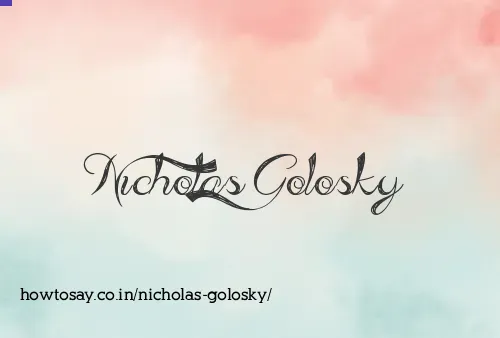 Nicholas Golosky