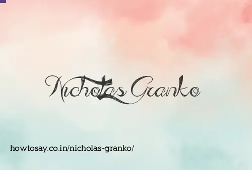 Nicholas Granko