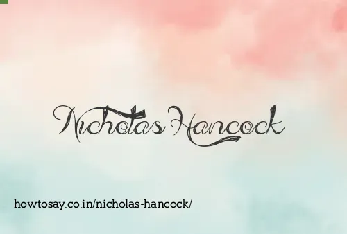 Nicholas Hancock