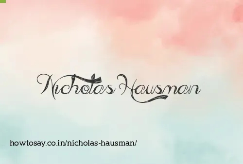 Nicholas Hausman