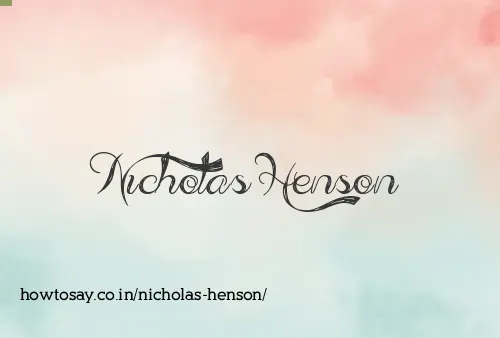 Nicholas Henson