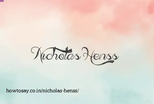 Nicholas Henss