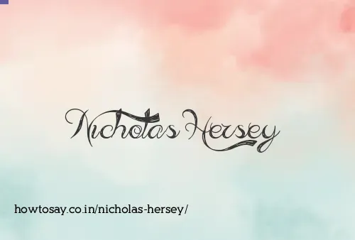 Nicholas Hersey