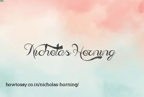 Nicholas Horning