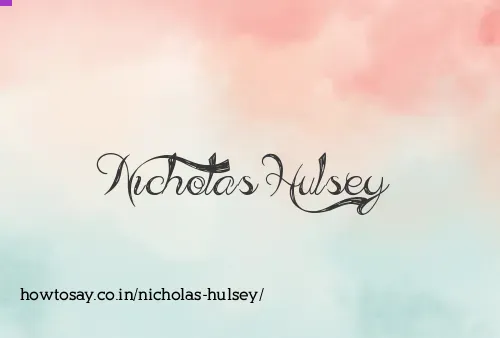 Nicholas Hulsey