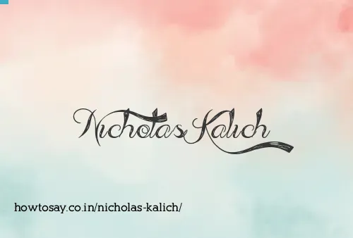 Nicholas Kalich