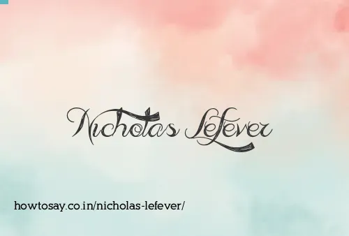 Nicholas Lefever