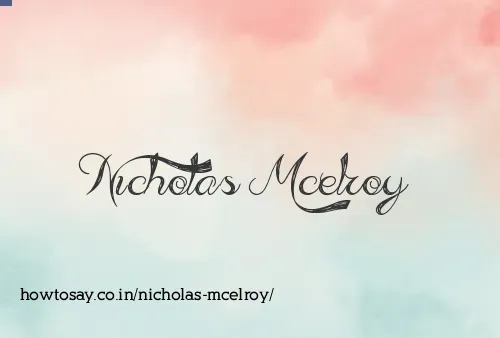 Nicholas Mcelroy