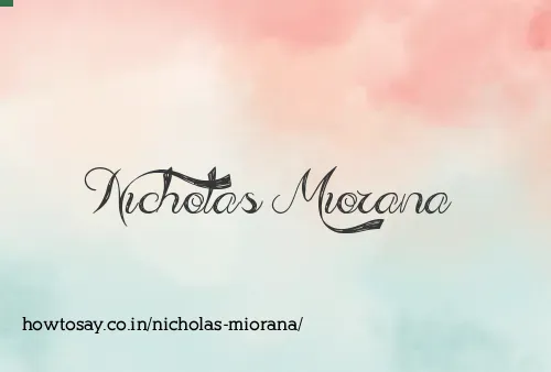 Nicholas Miorana