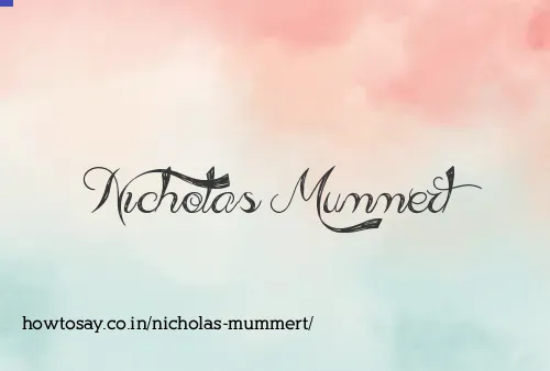 Nicholas Mummert