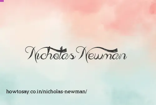 Nicholas Newman