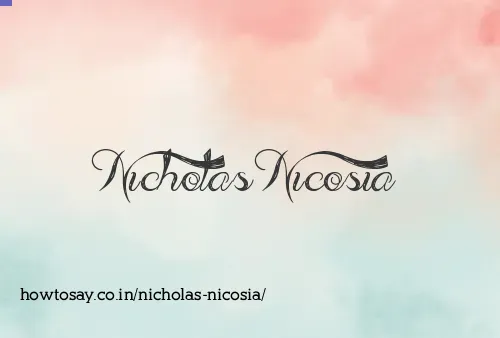 Nicholas Nicosia