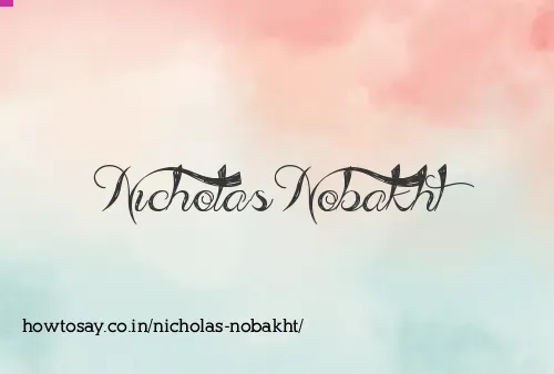 Nicholas Nobakht