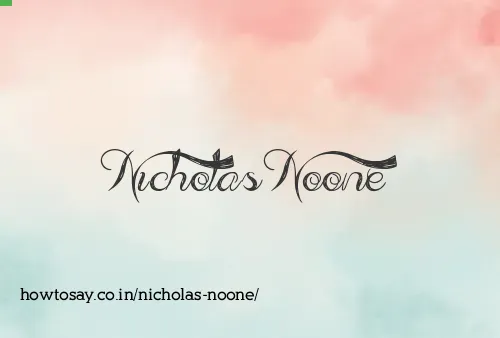 Nicholas Noone