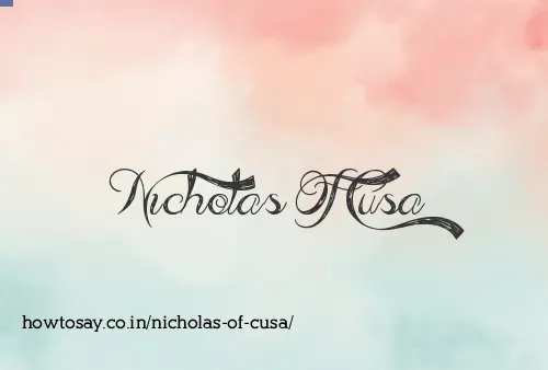 Nicholas Of Cusa