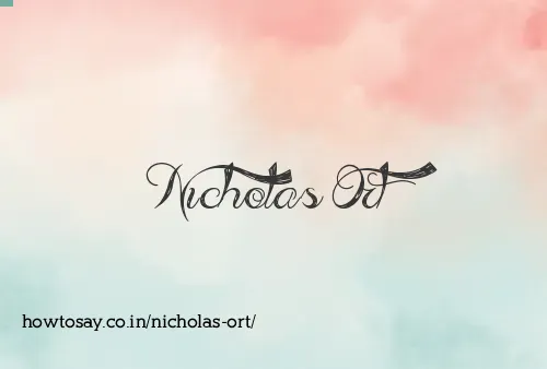 Nicholas Ort