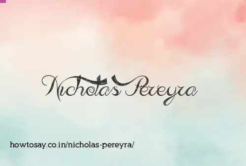 Nicholas Pereyra