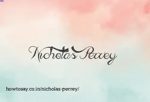 Nicholas Perrey