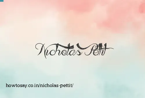 Nicholas Pettit