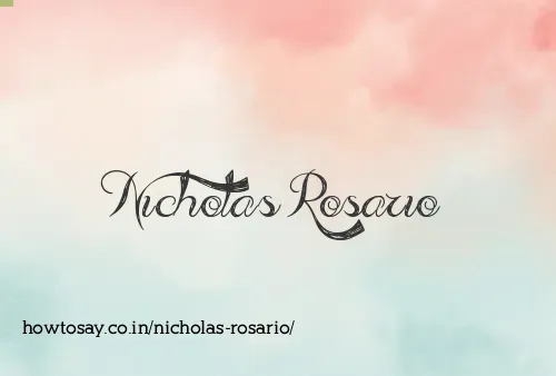 Nicholas Rosario