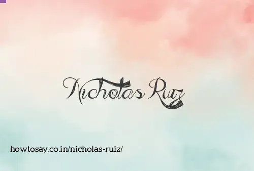 Nicholas Ruiz
