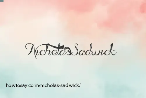 Nicholas Sadwick
