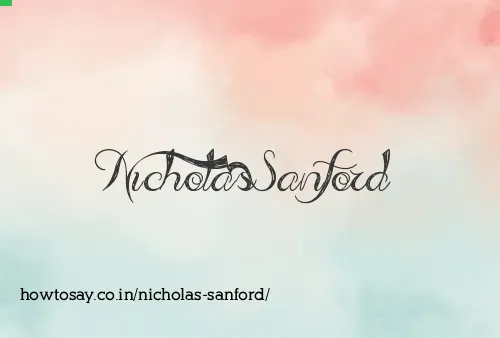 Nicholas Sanford