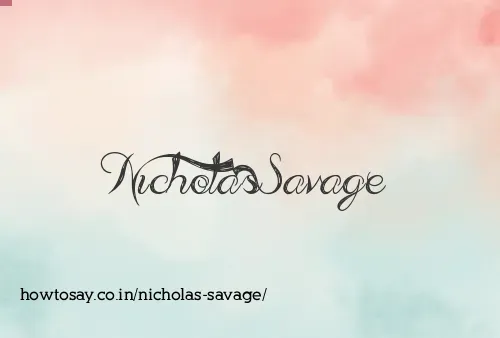 Nicholas Savage
