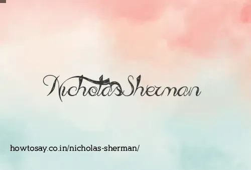 Nicholas Sherman