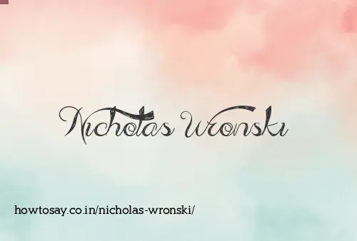 Nicholas Wronski