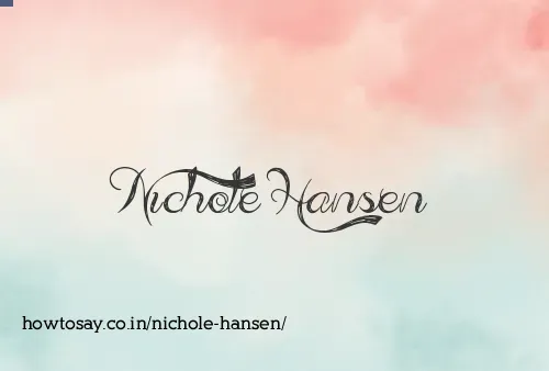 Nichole Hansen