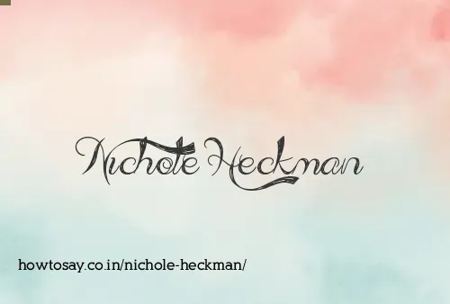 Nichole Heckman
