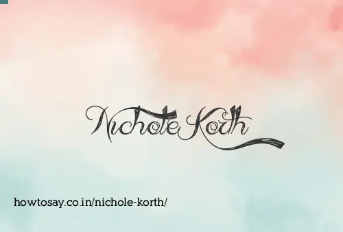 Nichole Korth