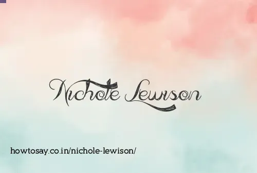 Nichole Lewison