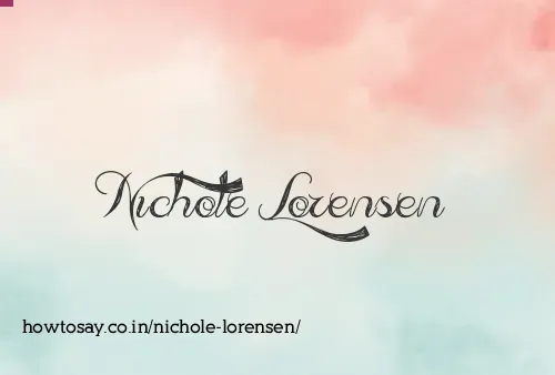 Nichole Lorensen