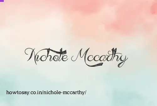 Nichole Mccarthy