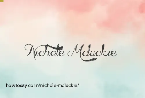 Nichole Mcluckie