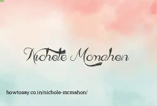Nichole Mcmahon