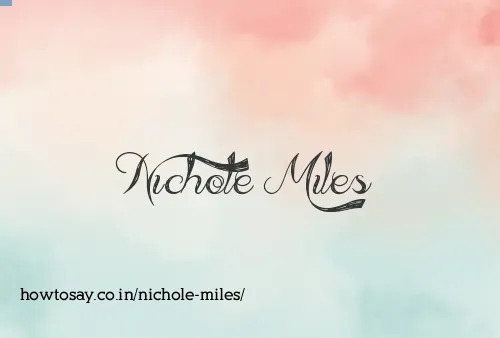 Nichole Miles