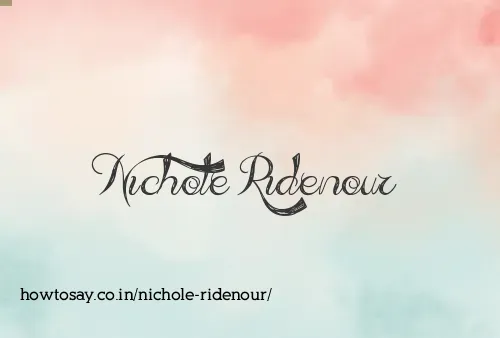 Nichole Ridenour