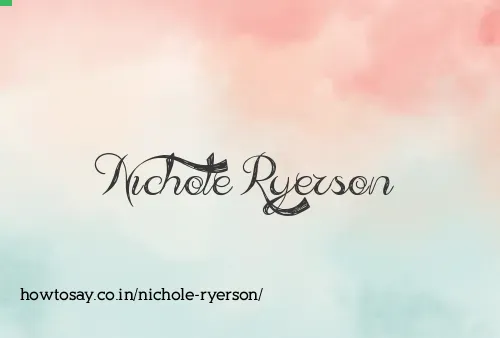 Nichole Ryerson