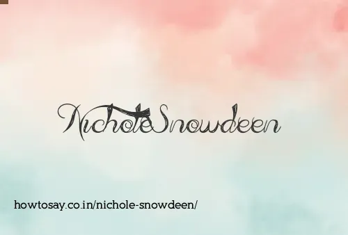 Nichole Snowdeen