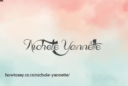 Nichole Yannette
