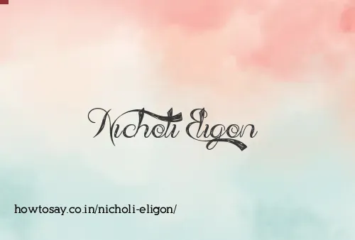 Nicholi Eligon
