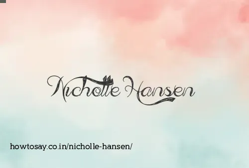 Nicholle Hansen