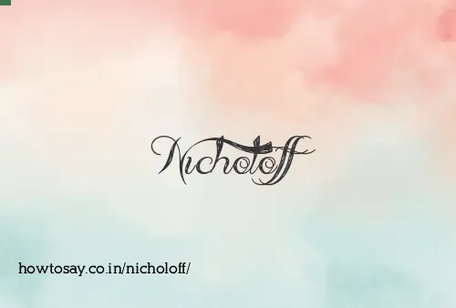 Nicholoff