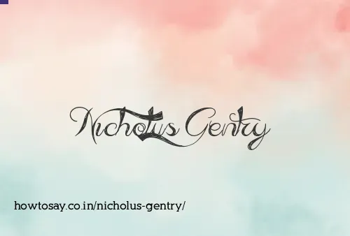 Nicholus Gentry